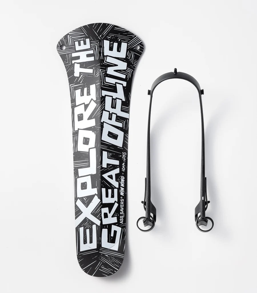 Ass Savers WGS-2 Win Wing Gravel, Spatbord, great offline