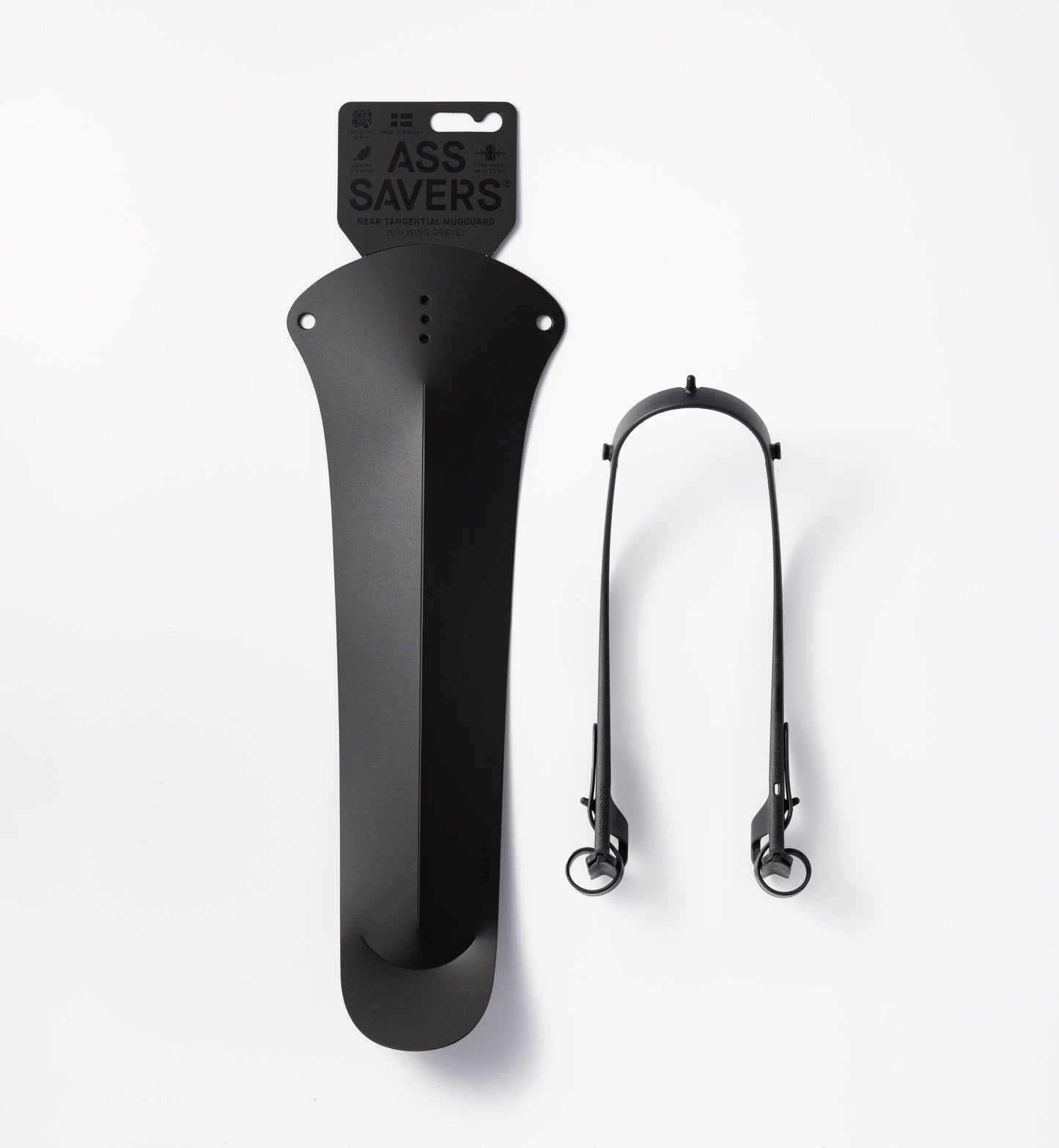 Ass Savers WGS-2 Win Wing Gravel, Spatbord, stealth