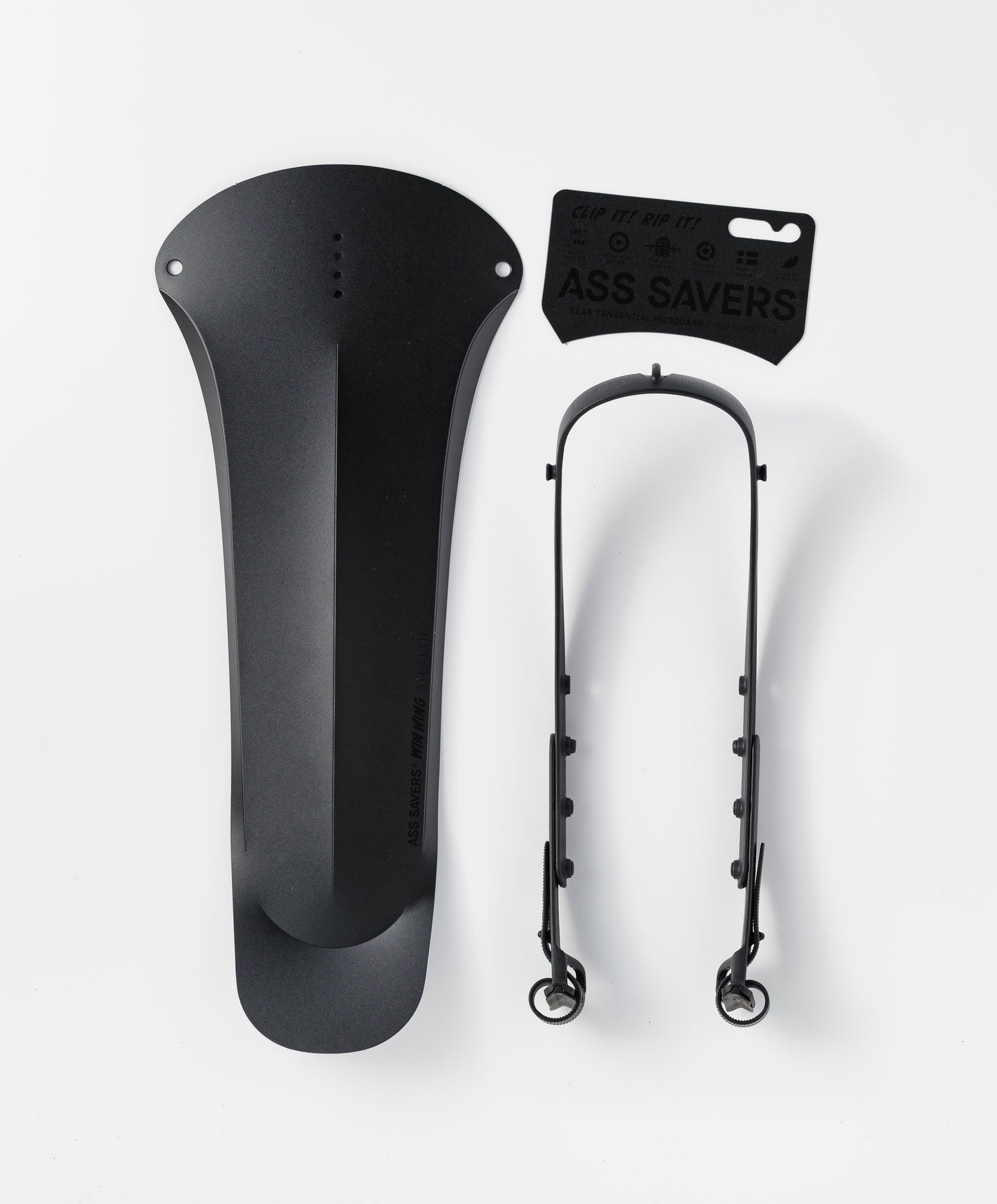 Ass Savers WMS-1 Win Wing MTB, Spatbord, stealth