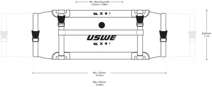 USWE Handlebar Roll-top bag - Stuurtas